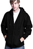 Cotton Heritage Men's Heavy Zip Up Hooded Fleece