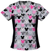 Cherokee Tooniforms Mickey Scrub Tops
