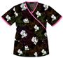 Cherokee Tooniforms Dots Of Butterflies Scrub Tops