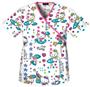 Cherokee Tooniforms Scribble Hello Kitty Scrub Top