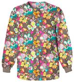 Cherokee Women's H.Q. Print Warm-Up Scrub Jackets