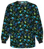 Cherokee Women's H.Q. Print Warm-Up Scrub Jackets