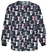 Cherokee Women's H.Q. Print Warm-Up Scrub Jackets