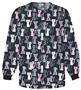 Cherokee Women's H.Q. Print Warm-Up Scrub Jackets