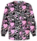Cherokee Women's H.Q. Print Warm-Up Scrub Jackets