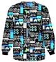Cherokee Women's H.Q. Print Warm-Up Scrub Jackets