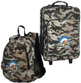 Kids Luggage & Backpack Set Camo Airplane
