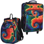 Kids Luggage & Backpack Set Tie Dye