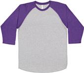 LAT Sportswear Adult 3/4 Sleeve Baseball T-Shirts LAT Sportswear Adult 3/4 Sleeve Baseball T-Shirts