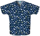 Cherokee Women's H.Q. Print V-Neck Scrub Tops