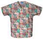 Cherokee Women's H.Q. Print V-Neck Scrub Tops