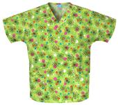 Cherokee Women's H.Q. Print V-Neck Scrub Tops Cherokee Women's H.Q. Print V-Neck Scrub Tops