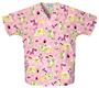 Cherokee Women's H.Q. Print V-Neck Scrub Tops