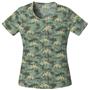 Cherokee Love This Life Scoop Neck Scrub Tops