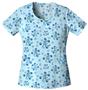 Cherokee Love This Life Scoop Neck Scrub Tops