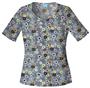 Cherokee Women's H.Q. Print V-Neck Scrub Tops