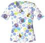 Cherokee H.Q. Monkey Bubble V-Neck Scrub Tops