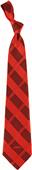Eagles Wings NCAA Arkansas Woven Plaid Silk Tie