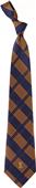 Eagles Wings NCAA Illinois Woven Plaid Tie