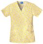Cherokee Women's H.Q. Print Mock Wrap Scrub Tops