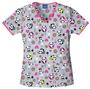 Cherokee Women's H.Q. Print V-Neck Scrub Tops