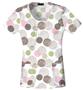 Cherokee Women's Basic Print Scoop Neck Scrub Top