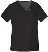 Cherokee Crossover V-Neck Pin-Tuck Scrub Top Cherokee Crossover V-Neck Pin-Tuck Scrub Top