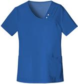 Cherokee Crossover V-Neck Pin-Tuck Scrub Top Cherokee Crossover V-Neck Pin-Tuck Scrub Top