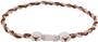 Eagles Wings NCAA Texas Titanium Twist Necklaces