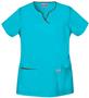 Cherokee Women's Body Split Neck Scrub Tops