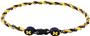 Eagles Wings NCAA Michigan Titanium Twist Necklace