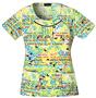 Cherokee Women's Body PR Round Neck Scrub Tops