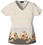 Cherokee Two Times The Beauty V-Neck Scrub Tops