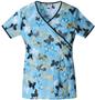 Cherokee Studio PR Women's Mock Wrap Scrub Tops