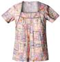 Cherokee Studio Lumiere PR Square Neck Scrub Tops