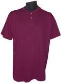 Reebok Poly/Cotton 2 Button Henley-Closeout