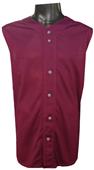 Reebok Sleeveless Button Baseball Jersey-Closeout