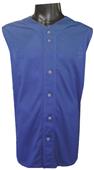 Reebok Sleeveless Button Baseball Jersey-Closeout