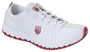 WHITE W/ RED