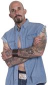 Cotton Heritage Men's Biker Shirt Sleeveless