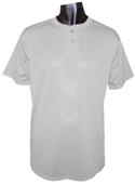 Reebok Polyester Mesh 2 Button Henley-Closeout