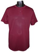 Reebok Polyester Mesh 2 Button Henley-Closeout