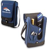 Picnic Time NFL Denver Broncos Navy Wine Tote Picnic Time NFL Denver Broncos Navy Wine Tote