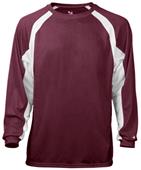 Badger Youth B-Core Hook L/S Performance Tees Badger Youth B-Core Hook L/S Performance Tees