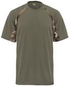 Badger B-Core Hook S/S Performance Camo Tees