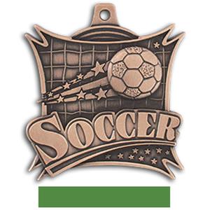 BRONZE MEDAL/GREEN RIBBON
