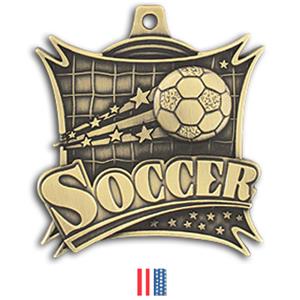 GOLD MEDAL/FLAG RIBBON
