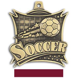 GOLD MEDAL/MAROON RIBBON