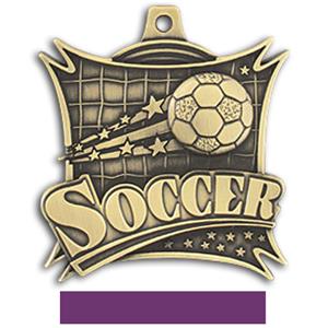GOLD MEDAL/PURPLE RIBBON