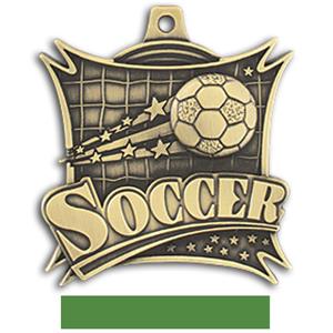 GOLD MEDAL/GREEN RIBBON